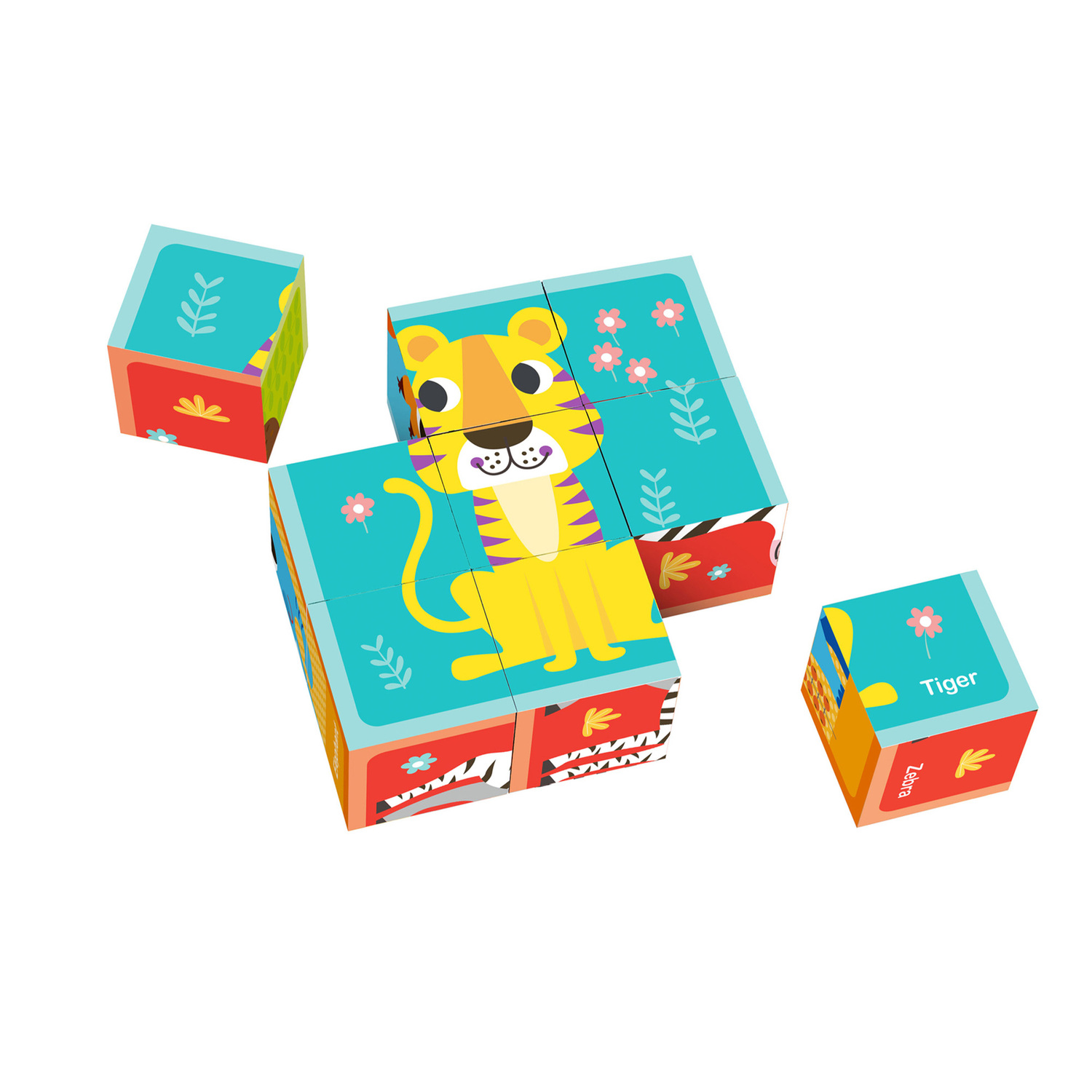 Tooky Toy Animal Puzzle Blocks