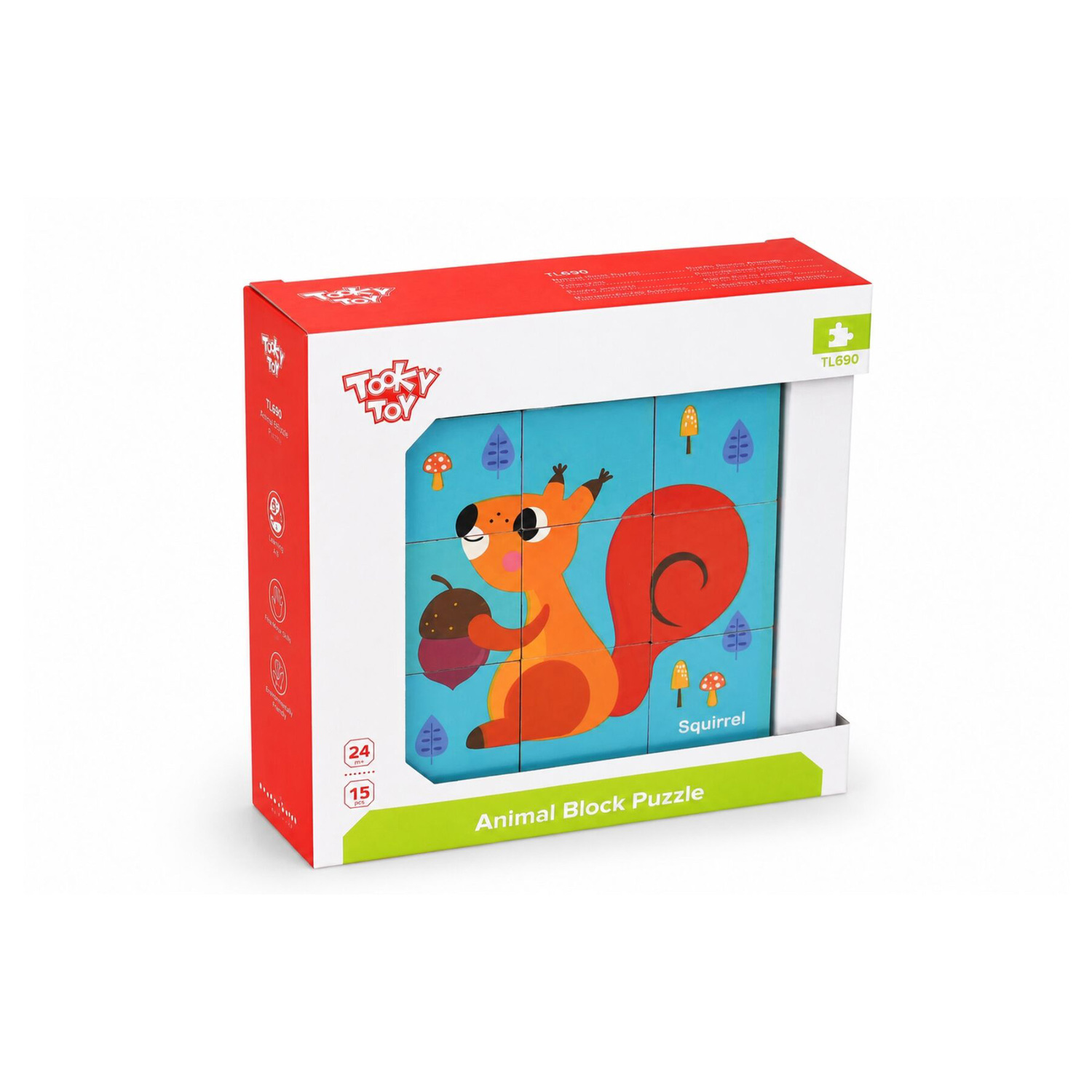 Tooky Toy Animal Puzzle Blocks