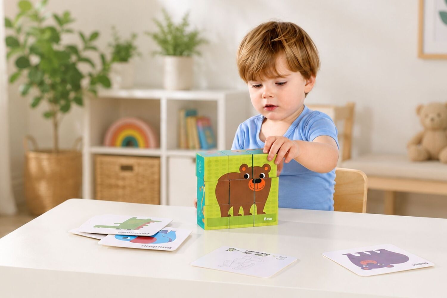 Tooky Toy Animal Puzzle Blocks