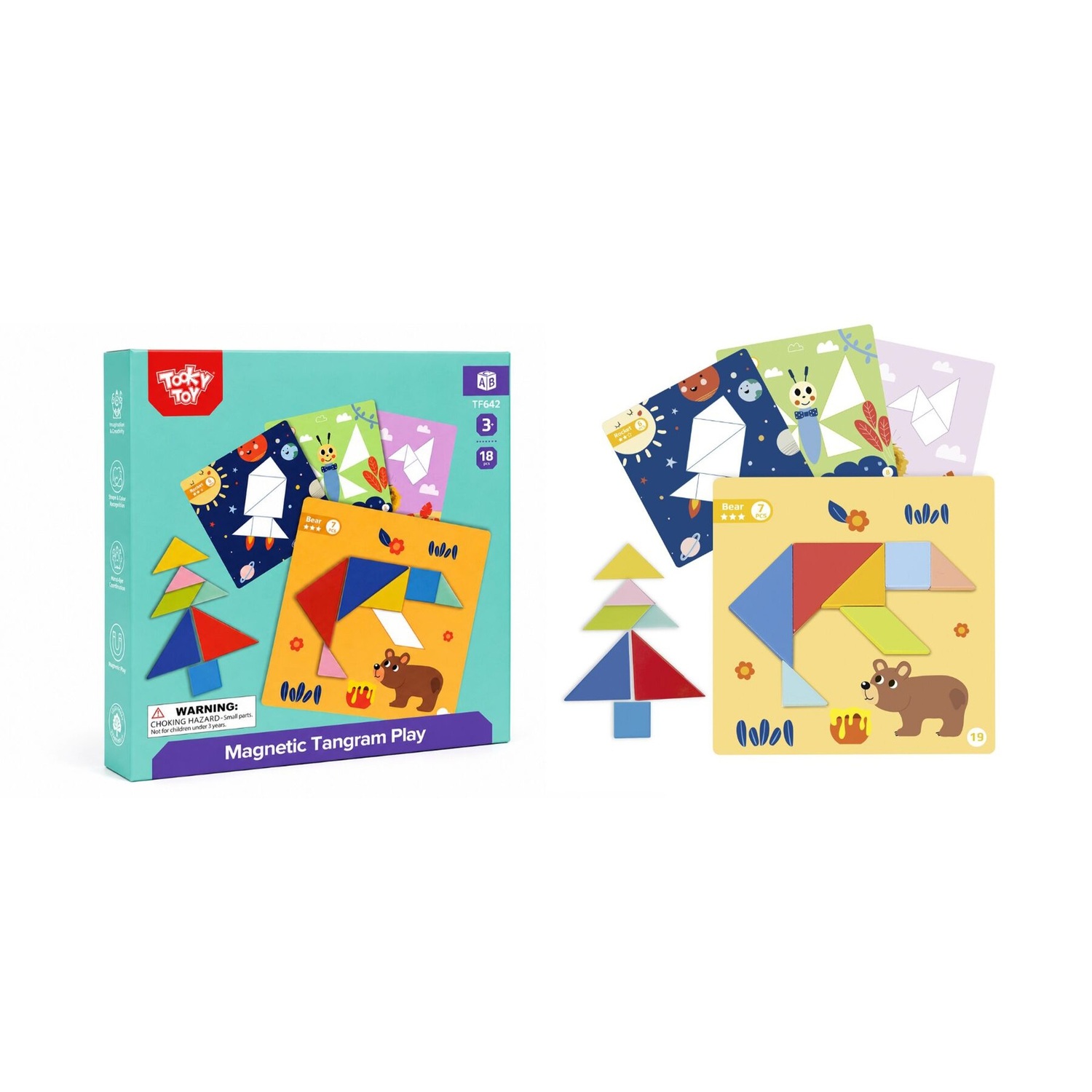Tooky Toy Tangram Brainteaser Puzzle