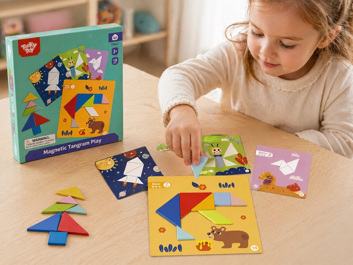 Tooky Toy Tangram Brainteaser Puzzle