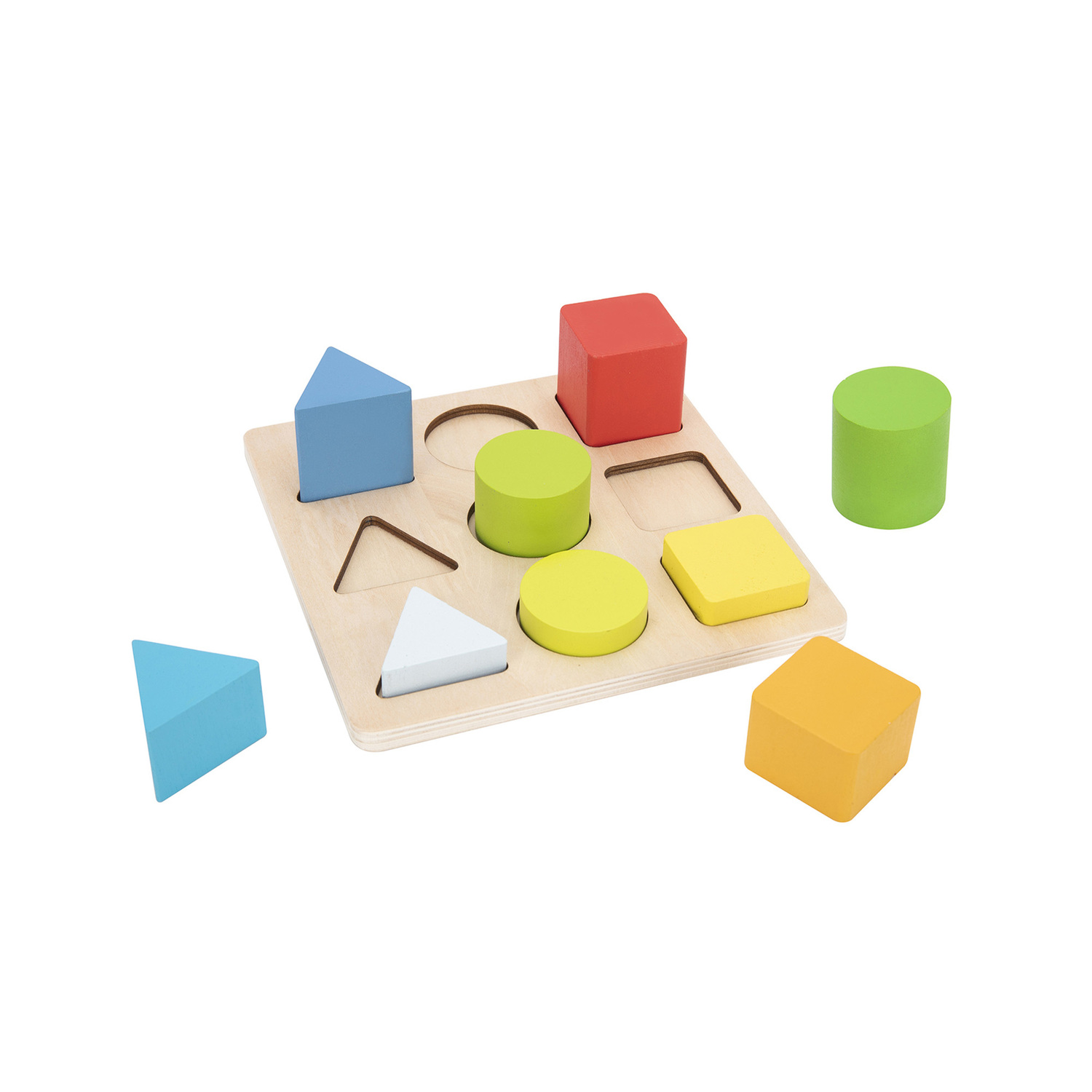 Tooky Toy Colour & Shape Sorter Blocks