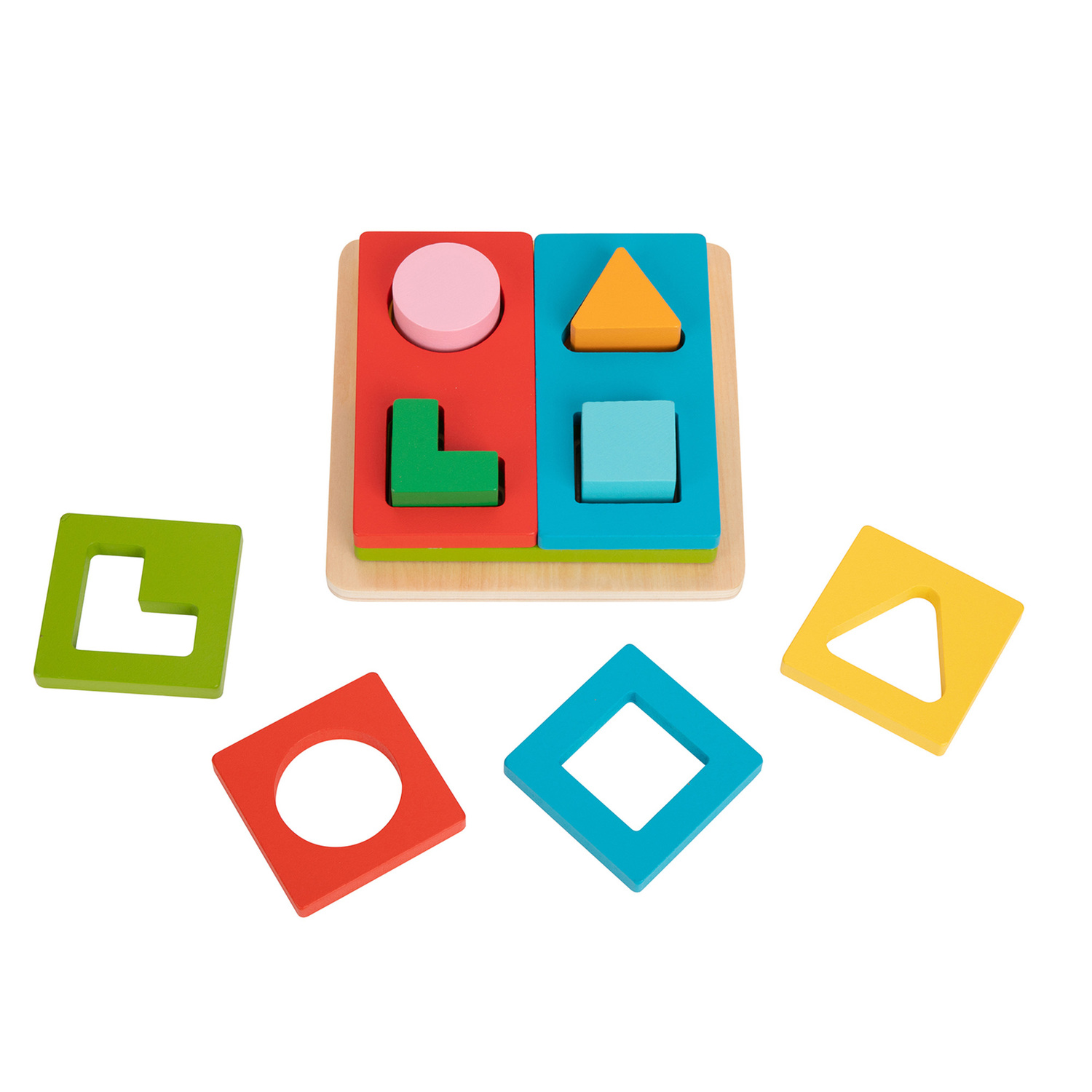 Tooky Toy Multi-Shape Sorter Blocks