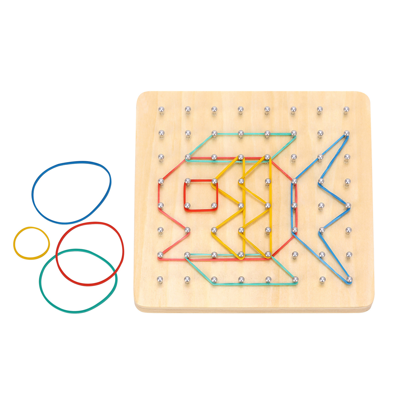 Tooky Toy Rubber Band Geoboard