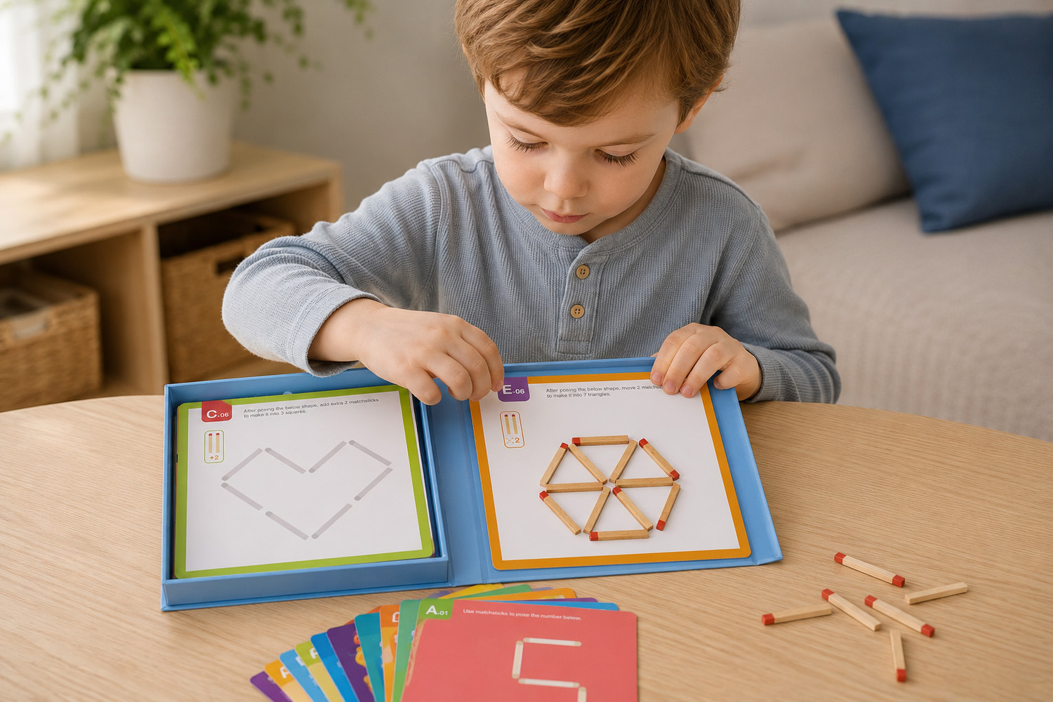 Tooky Toy Creative Matchsticks Puzzle