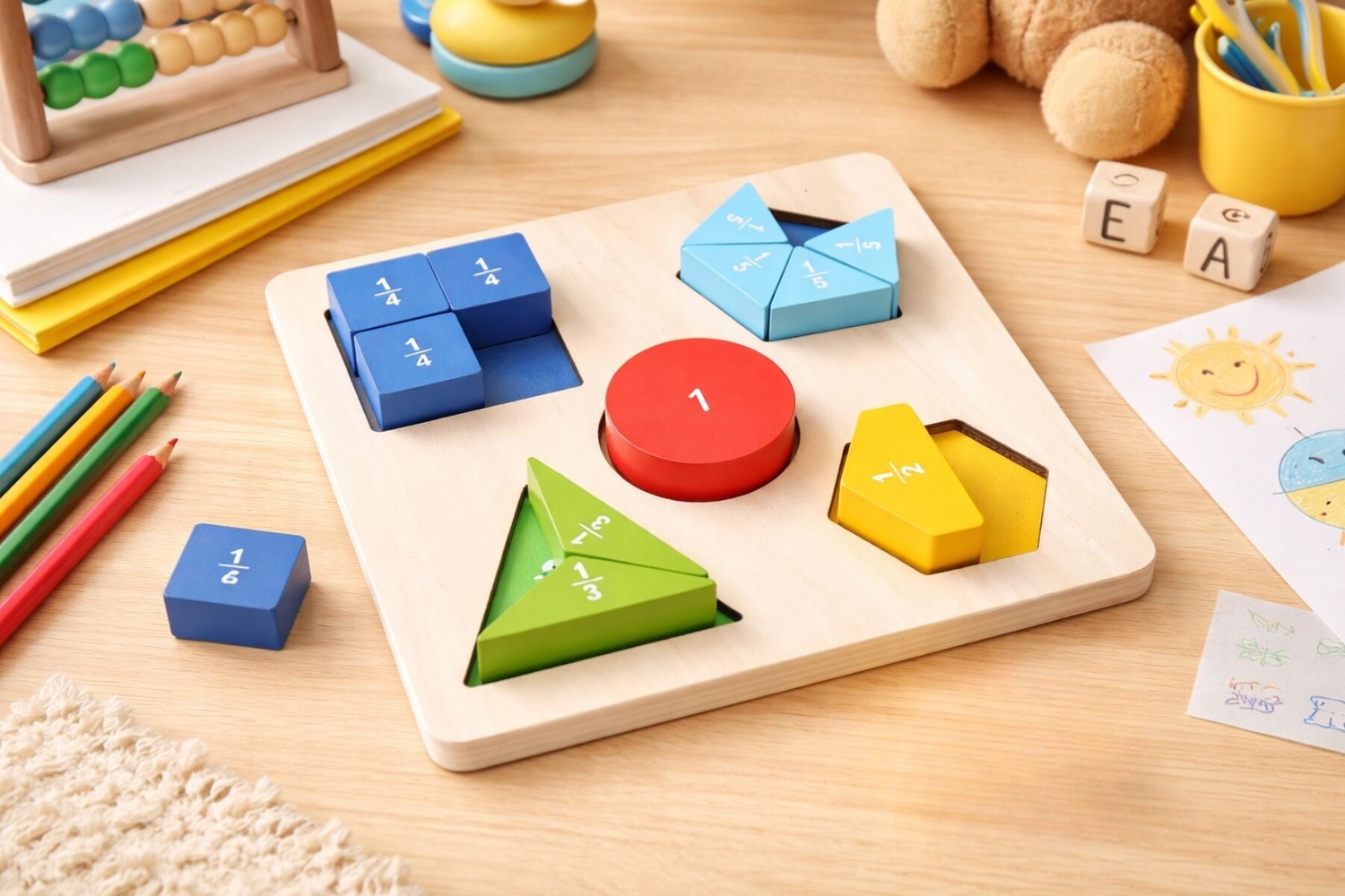 Tooky Toy Fraction Puzzle