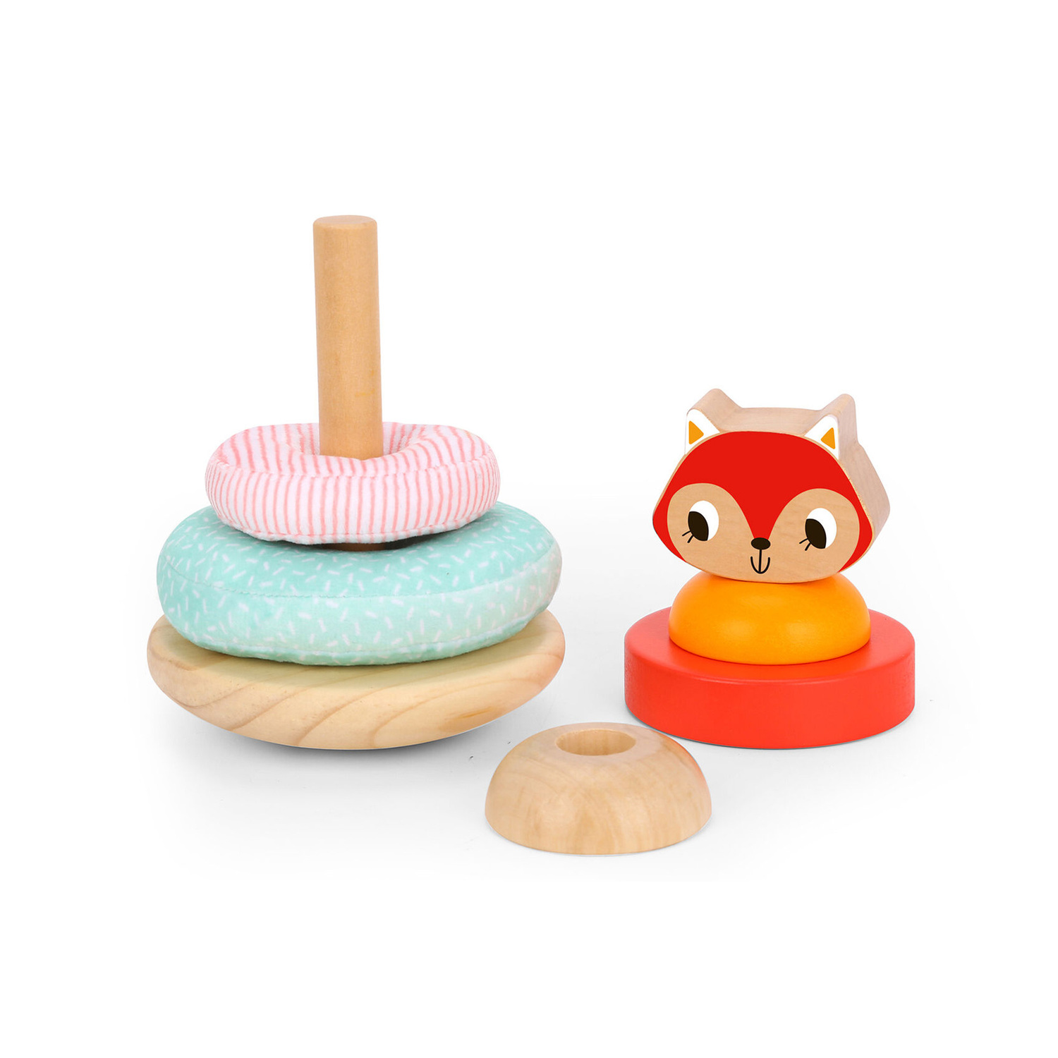Tooky Toy Fox Sensory Stacking Tower