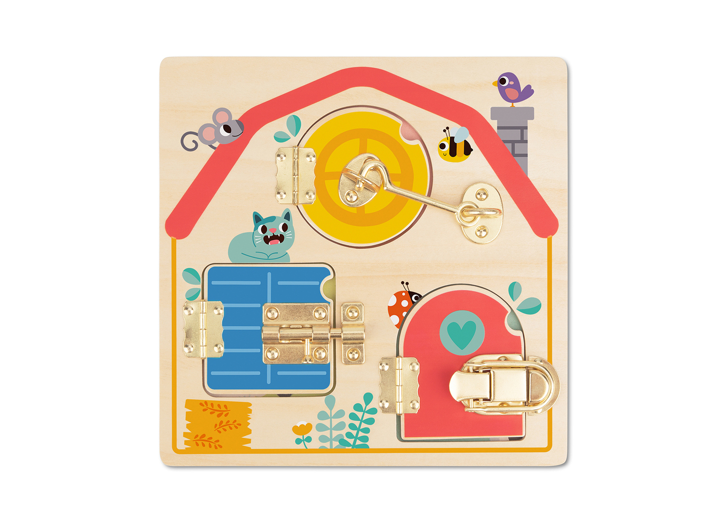 Tooky Toy Latches Activity Board