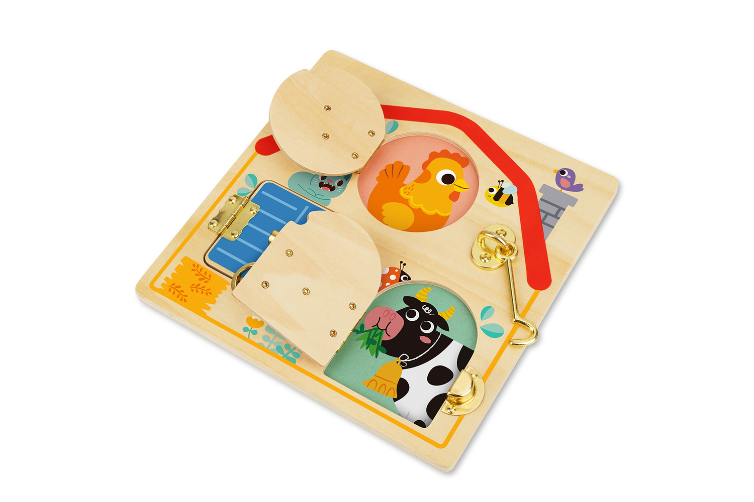 Tooky Toy Latches Activity Board