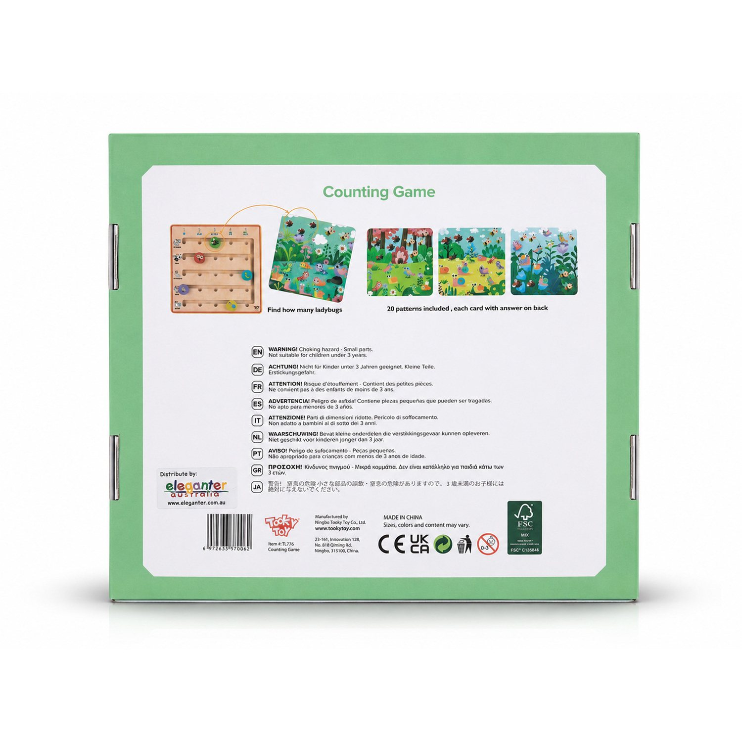 Tooky Toy Counting Activity Board