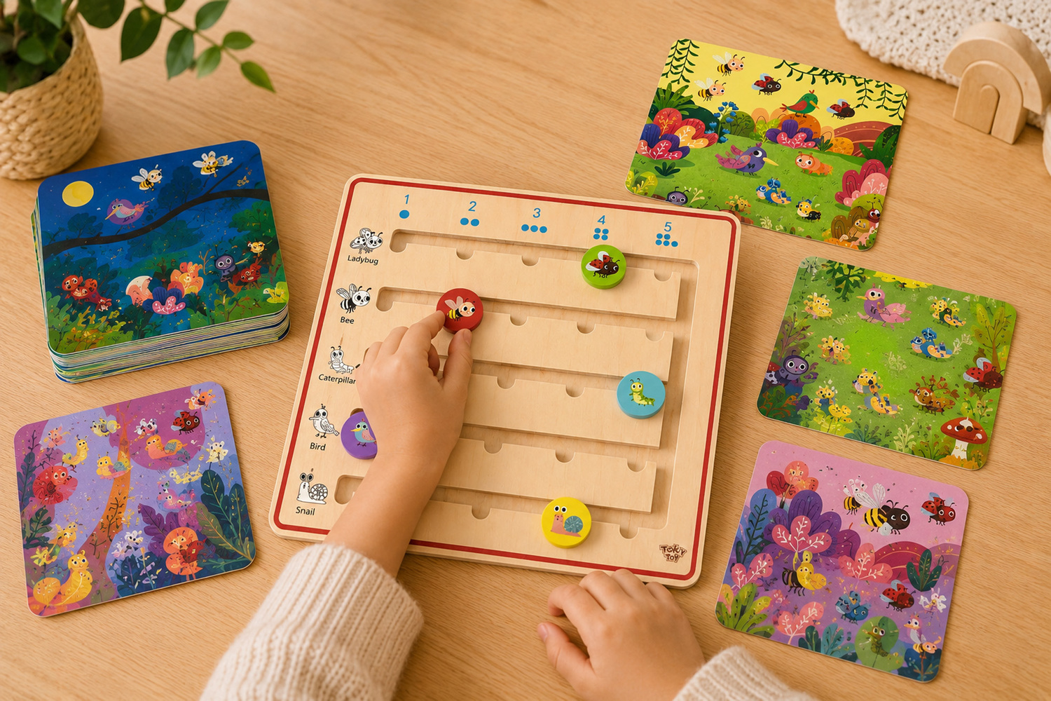 Tooky Toy Counting Activity Board