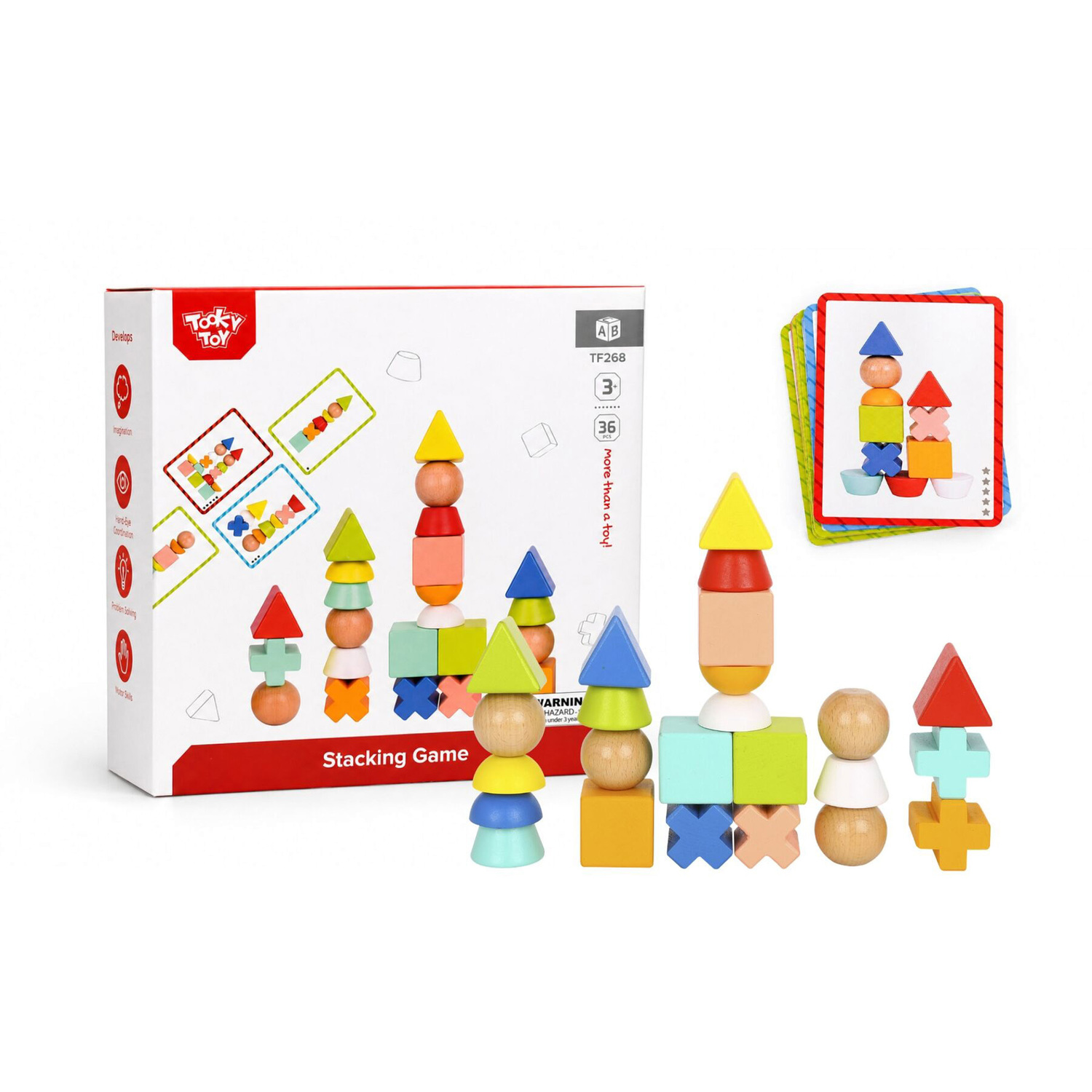 Tooky Toy Stacking Blocks Logic Game