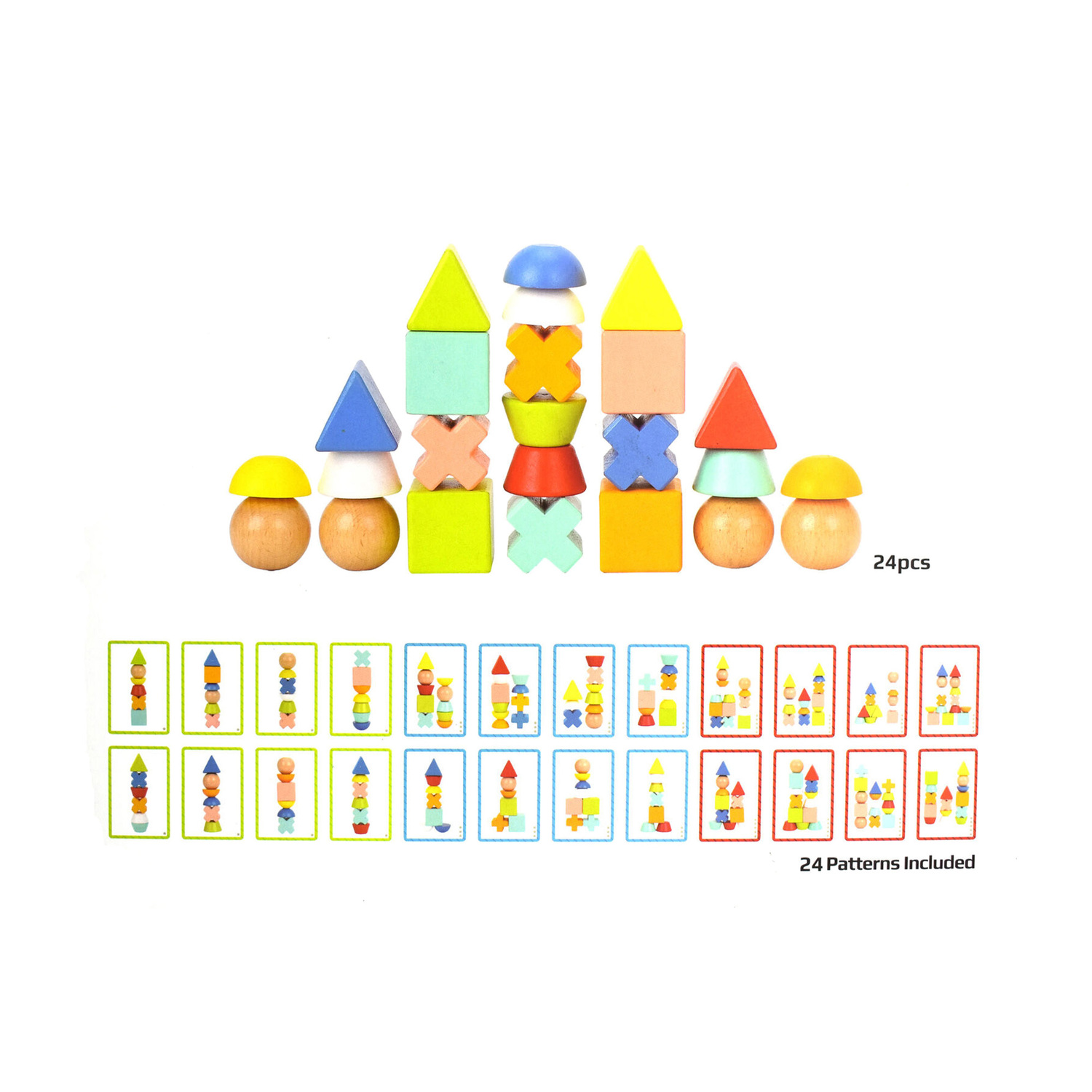 Tooky Toy Stacking Blocks Logic Game