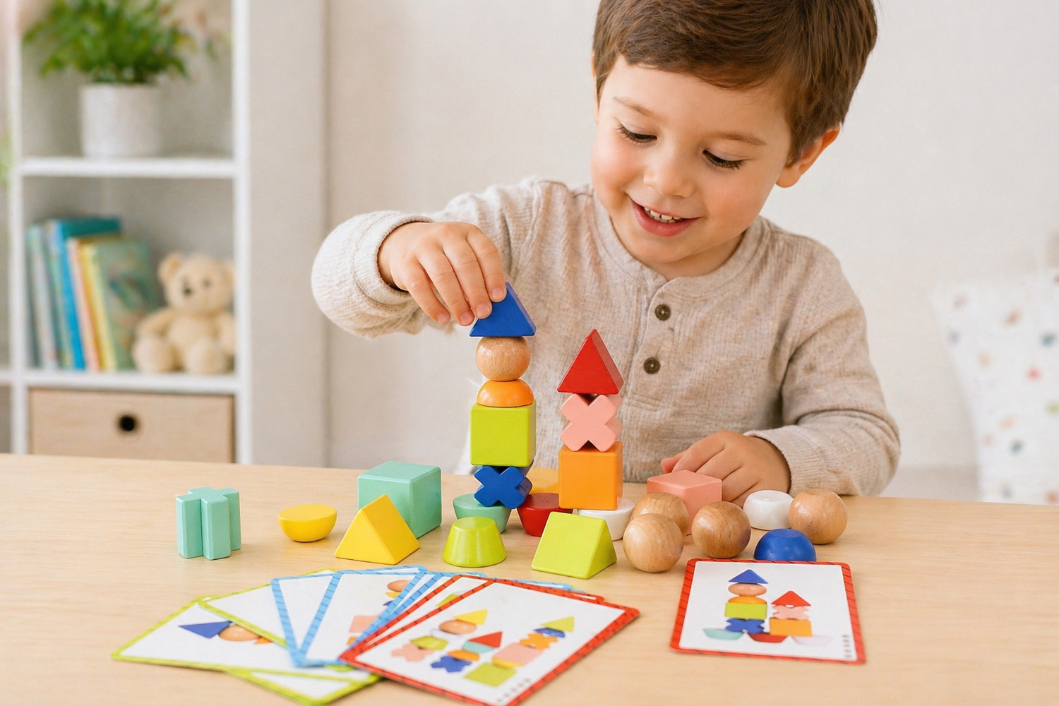 Tooky Toy Stacking Blocks Logic Game