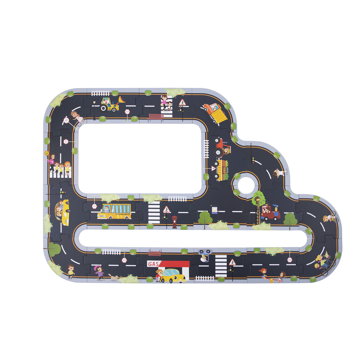 Tooky Toy City Road Puzzle Playmat