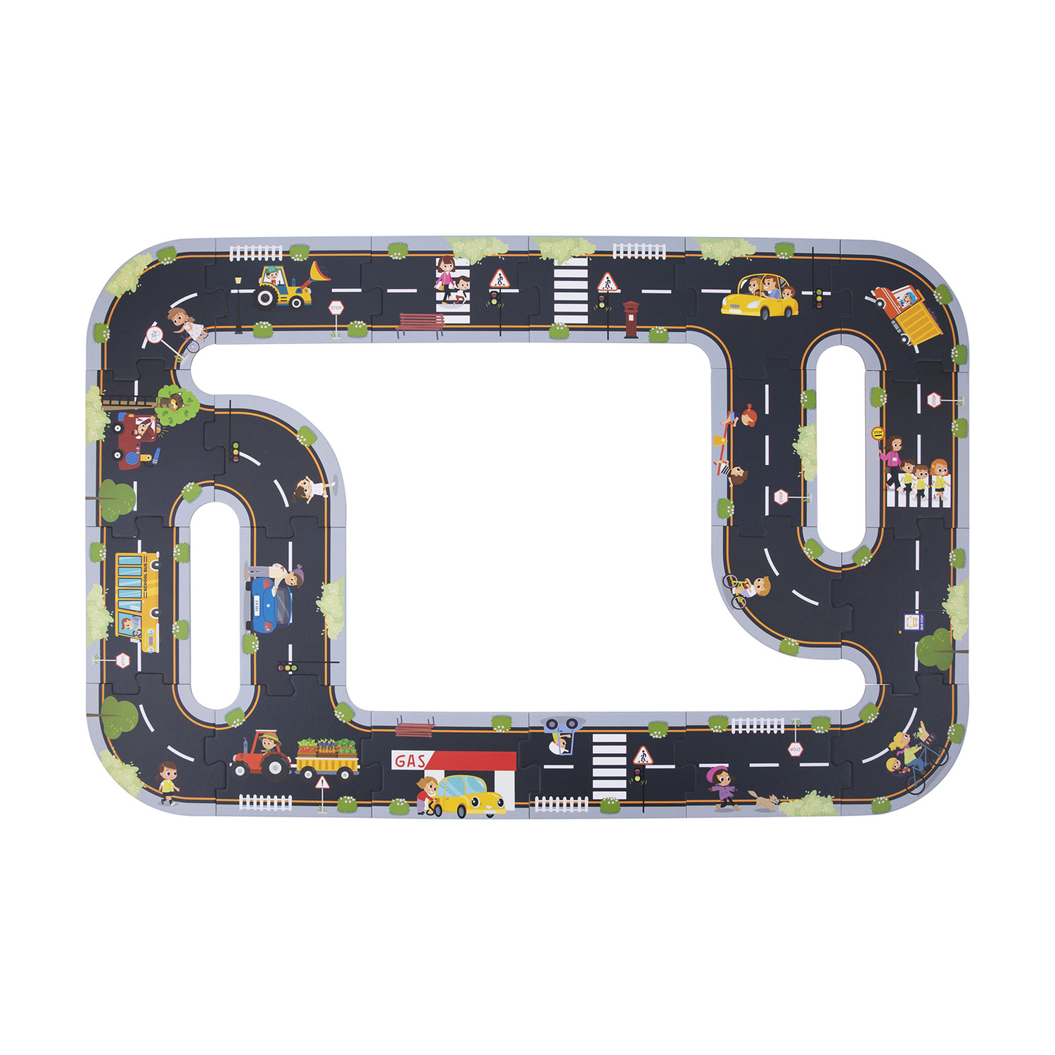 Tooky Toy City Road Puzzle Playmat