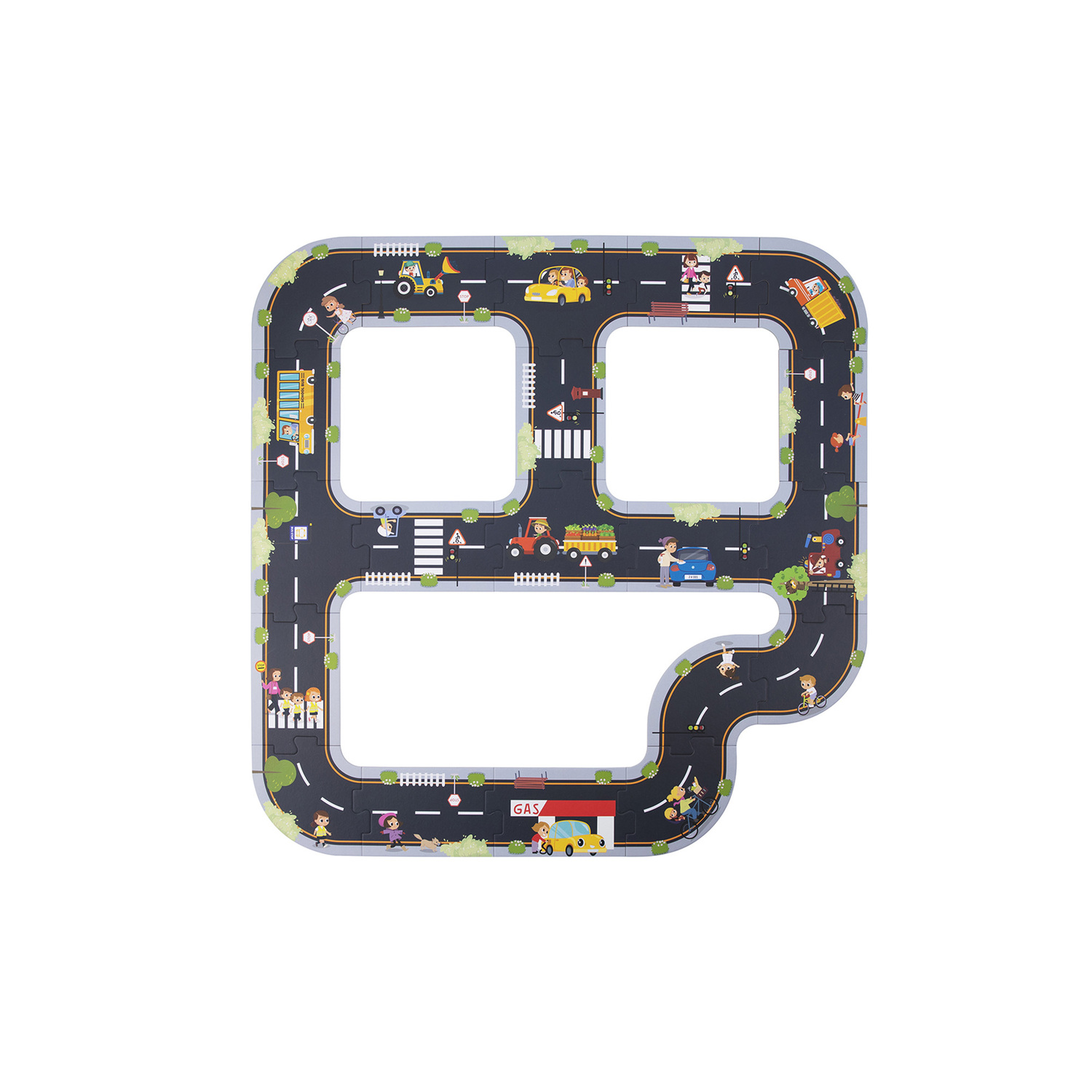 Tooky Toy City Road Puzzle Playmat