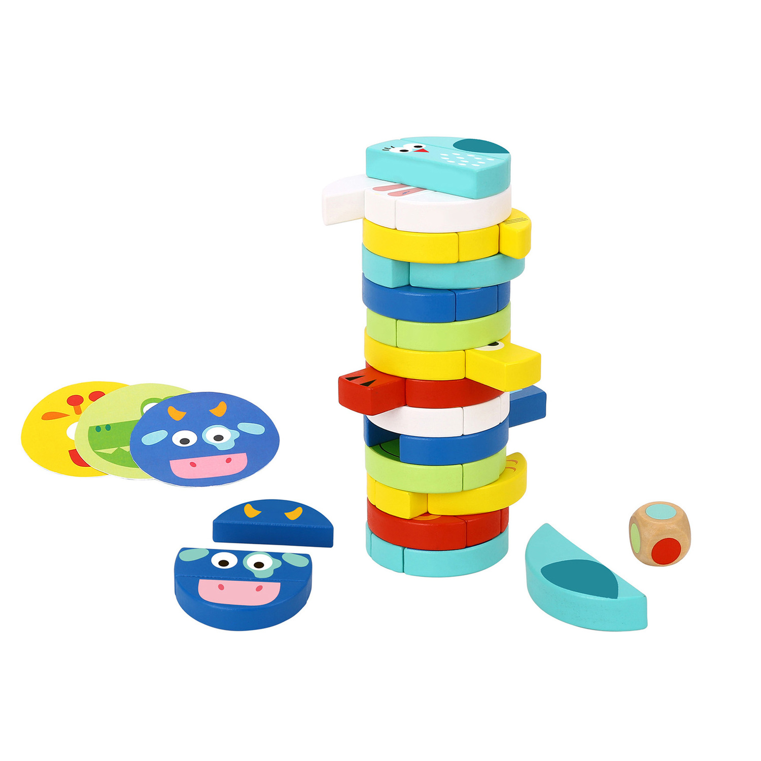 Tooky Toy Animal Stacking Game