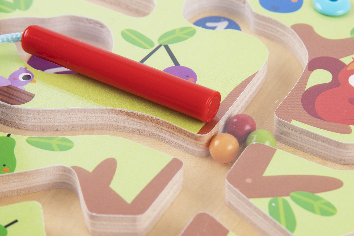 Tooky Toy Counting Fruit Ball Maze Tree