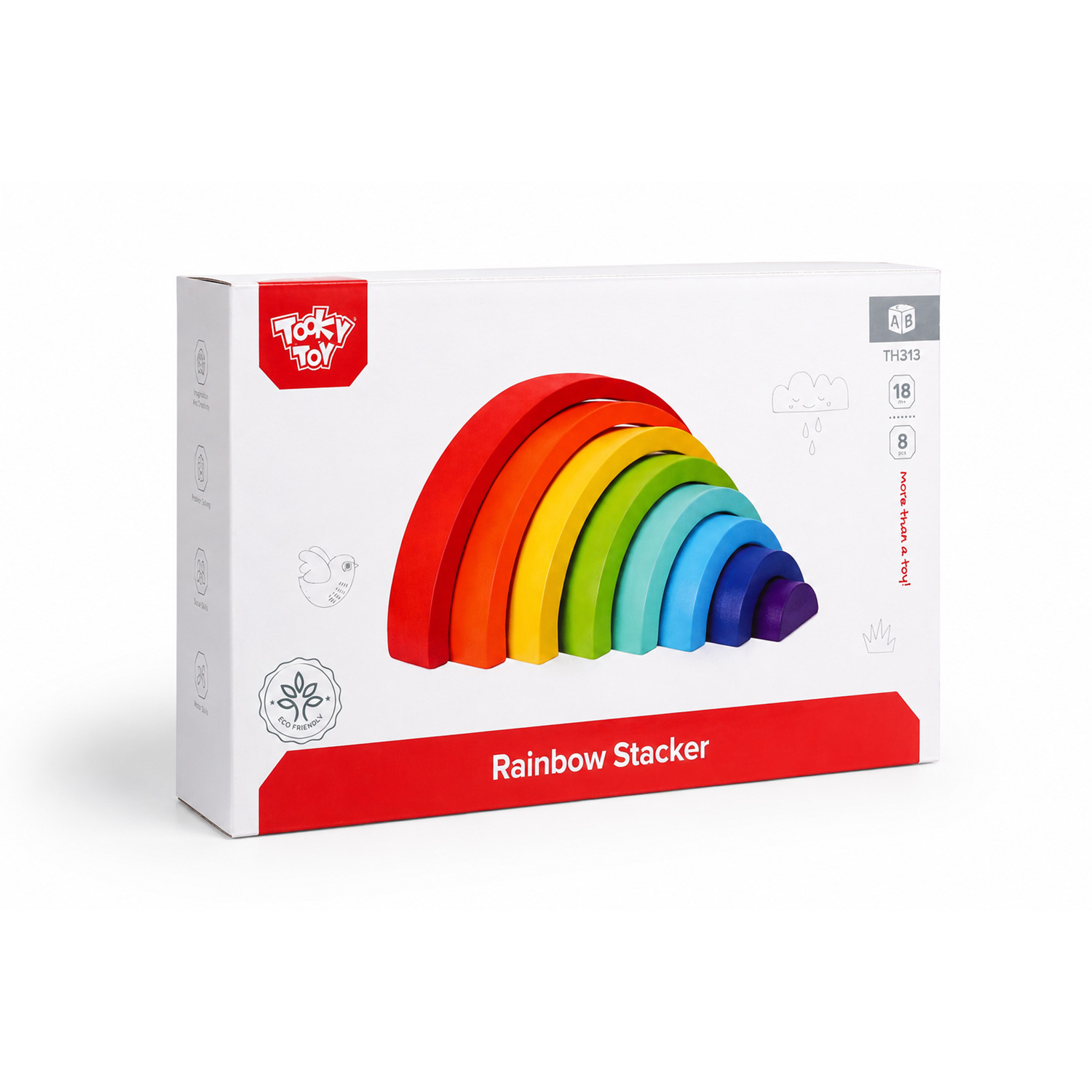 Tooky Toy Rainbow Stacker