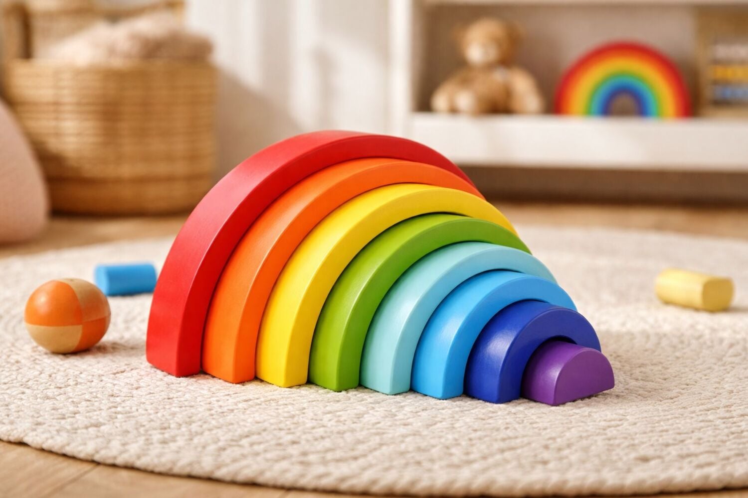Tooky Toy Rainbow Stacker