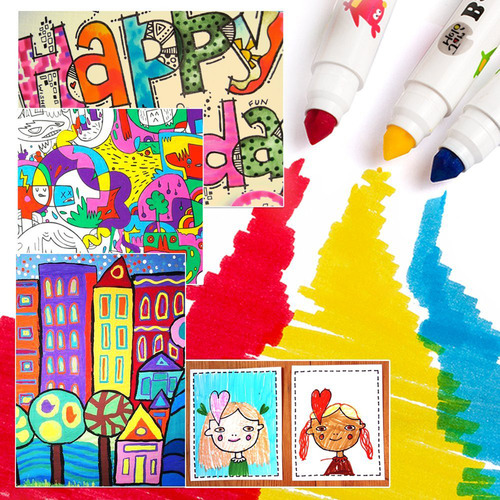 Kids 48 Piece Baby Roo Washable Marker Set