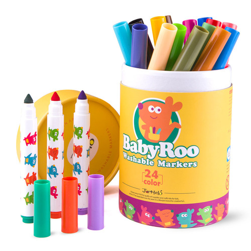 Kids 24 Piece Baby Roo Washable Marker Set