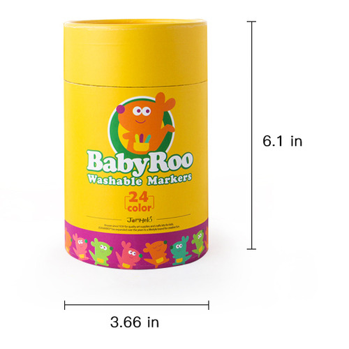 Kids 24 Piece Baby Roo Washable Marker Set