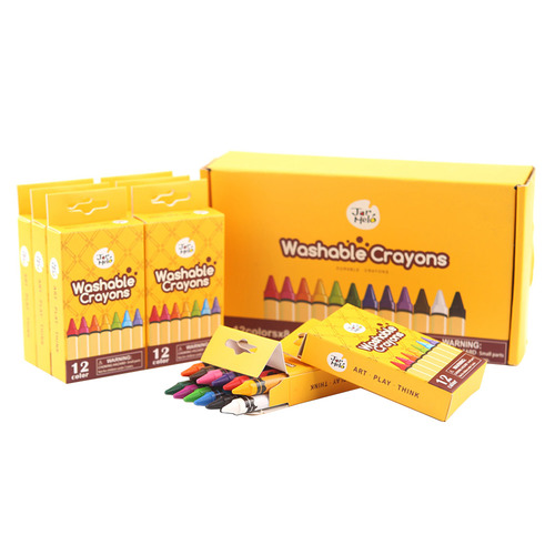 JarMelo 96 Piece Washable Crayon Set Temple & ster