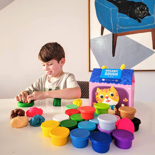JarMelo 24 Piece Organic Dough Craft Kit