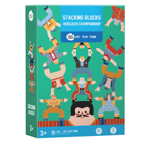 JarMelo Hercules Club Stacking Blocks Temple & ster