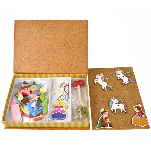 Kids Unicorn Tap A Shape Bookcase Playset