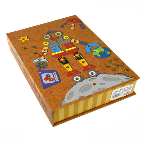 Kids Robot & Space Tap A Shape Bookcase Playset