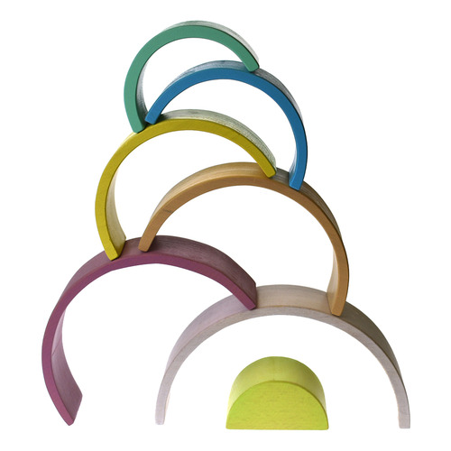 Rainbow Calm & Breezy Wooden Stacking Toy