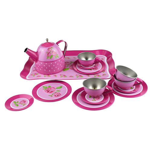 Kaper Kidz 15 Piece Rose Tea Playset