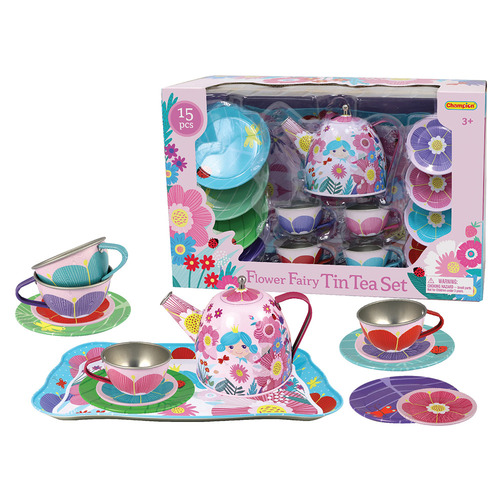 Kaper Kidz 15 Piece Flower Fairy Tea Playset
