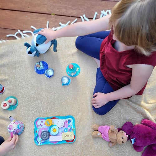 Kaper Kidz 15 Piece Flower Fairy Tea Playset