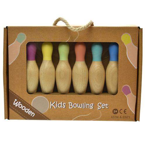 Kaper Kidz Top Coloured Bowling Playset