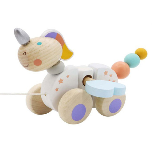 KaperKidz Kaper Kidz PullAlong Unicorn Toy Temple & ster