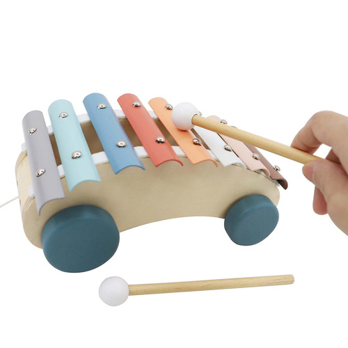 Kaper Kidz Pull-Along Xylophone Toy Car | Temple & Webster