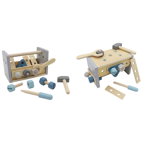 Kaper Kidz 2-in-1 Toolbox & Tool Bench Playset