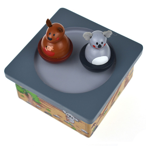 Kids Koala & Kangaroo Wooden Music Box