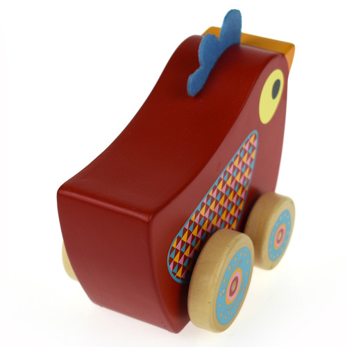 Kids Chicken Wind & Walk Wooden Music Box