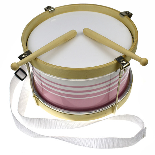 KoalaDream Kids' Classic Calm Wooden Marching Drum Temple & ster