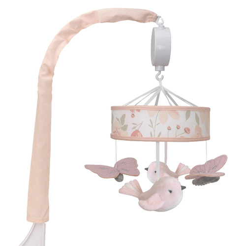 LivingTextiles Living Textiles Meadow Musical Cot Mobile Temple & ster