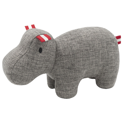 plush hippo dog toy