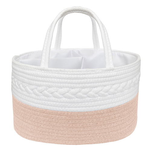 LivingTextiles Cotton Rope Nappy Caddy | Temple & Webster