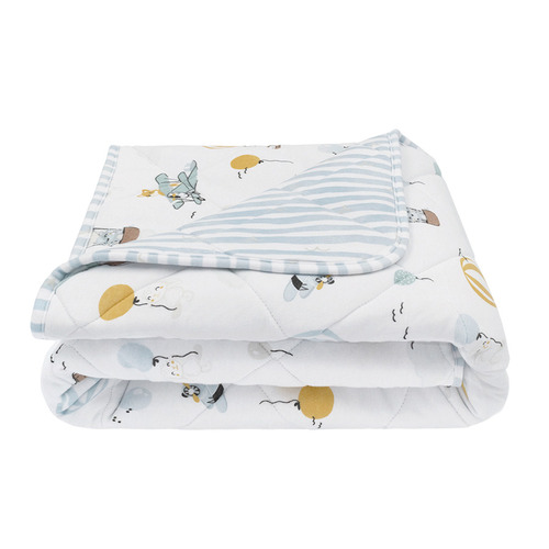 Living Textiles Reversible Cotton Cot Comforter Temple & ster