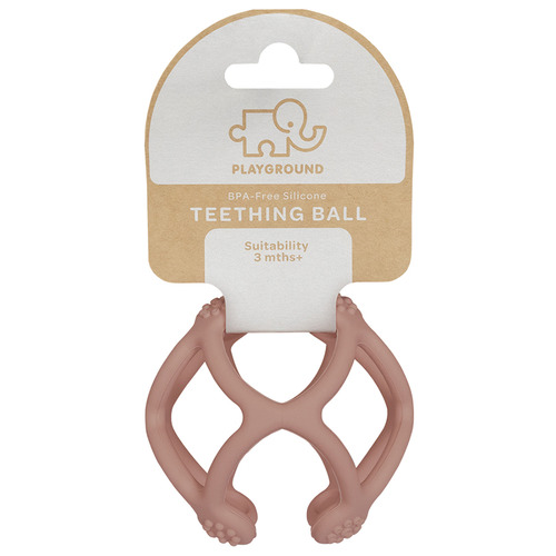 Playground Silicone Teething Ball Temple & ster