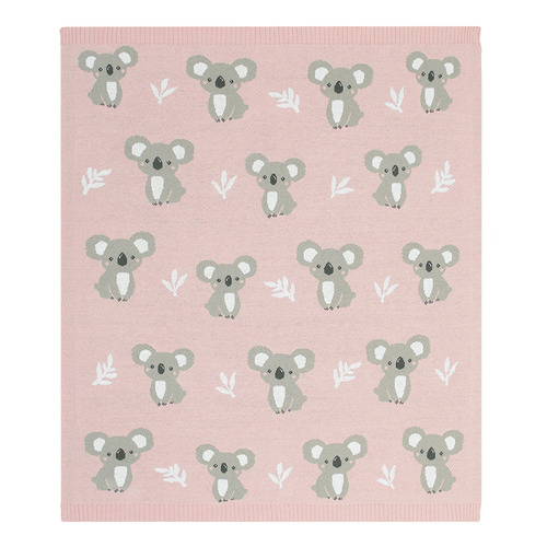 Living Textiles Koala Cotton Blanket Temple & ster